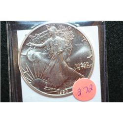 1990 Silver Eagle $1