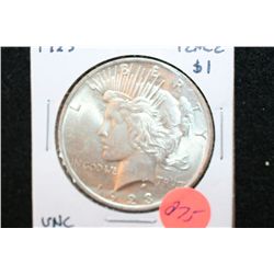 1923 Peace $1, UNC