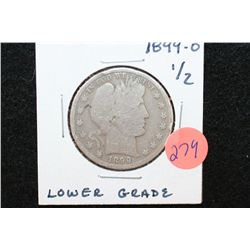 1899-O Barber Half Dollar, Lower Grade