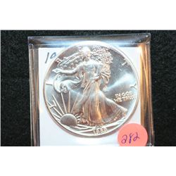 1989 Silver Eagle $1