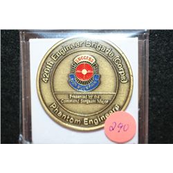 Essayons Coin of Excellence, 420th Engineer Brigade (Corps)-Phantom Engineers Challenge Medal Presen