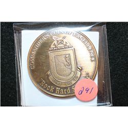 C Company, 14th Combat Engineer Battalion-Charlie Rock Challenge Medal Commander's Coin of Excellenc