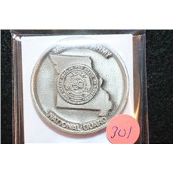 Missouri Army National Guard Challenge Medal Excellence Award Presented by The Command Sergeant Majo