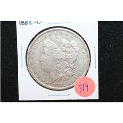 1882-O Silver Morgan $1