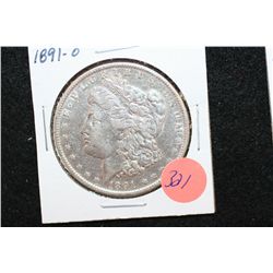1891-O Silver Morgan $1