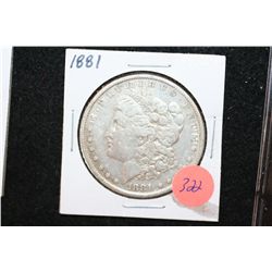 1881 Silver Morgan $1
