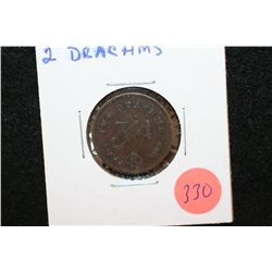 Phila. & NY 2 Drachms Foreign Coin