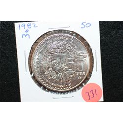 1982 Mexico $50 Foreign Coin