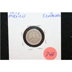 1893 Mexico 5 Centavos Foreign Coin