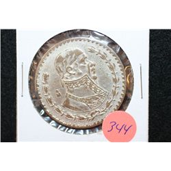 1961 Mexico Un Peso Foreign Coin