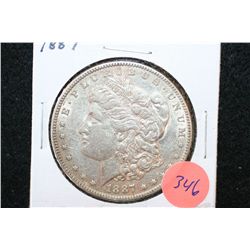 1887 Silver Morgan $1