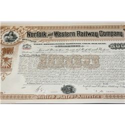 Norfolk and Western Railway Co. Gold Bond Dated 1919