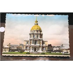 Paris France "Strolling Dome" Post Card