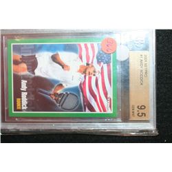 2001 Netpro Andy Roddick Rookie Tennis Card, Beckett Grading Services Gem MT 9.5