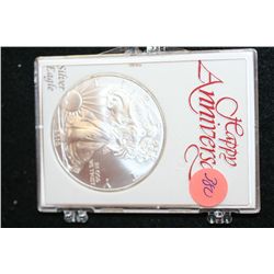 2010 Silver Eagle $1, "Happy Anniversary"