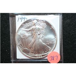 1992 Silver Eagle $1