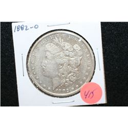 1882-O Silver Morgan $1