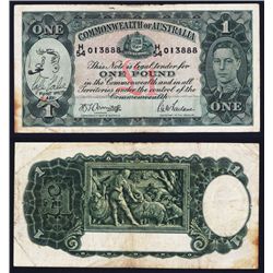 Commonwealth of Australia, Short Snorter Related Note with Drawing.