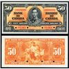 Image 1 : Bank of Canada, $50 1937 Issue Specimen Banknote.