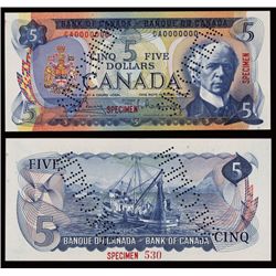 Bank of Canada, 1969-75 Issue Specimen.