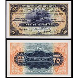 National Bank of Egypt, 1950 Issue Banknote.