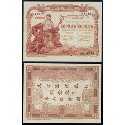 Banque De L'Indo-Chine ND 1909-21 Issue Banknote.