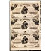 Image 1 : Finance Minister, ND 1852 Issue Uncut Sheet Assortment.