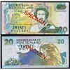 Image 1 : Reserve Bank of New Zealand, $20 ND 1992 Issue Specimen Banknote.