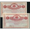 Image 1 : Credito Publico Deuda Consolidada, 1875 & 1876 Dated Pair.