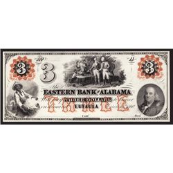 Eastern Bank of Alabama $3 Proprietary Proof Banknote