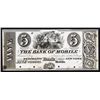 Image 1 : Bank of Mobile, ca.1830's Obsolete Proof.