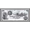 Image 1 : Diamond State Bank, $1 Proprietary Proof Banknote