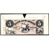 Image 1 : Bank of St. John $5 Red Tinted Proprietary Proof.