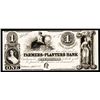 Image 1 : Farmers and Planters Bank Baltimore, ca.1830's Obsolete Proof.