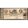 Image 1 : Real Estate Banking co. of Hinds county, 1839 Obsolete Banknote.
