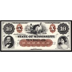 State of Mississippi $10 Proprietary Proof.