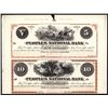 Image 1 : Peoples National Bank of Helena Montana (Territory) Uncut Sheet of 2 Proprietary Proofs.