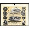 Image 1 : Brownville Bank Uncut Sheet of 2 Proprietary Proofs.