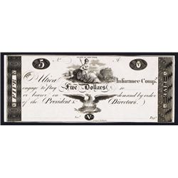 Utica Insurance Company Proof Banknote.