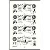 Image 1 : Bank of Granville Uncut Sheet of 4 Proprietary Proofs.
