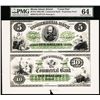 Image 1 : Commercial Bank Uncut Proprietary Sheet of 2 Notes.