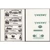 Image 1 : City of Memphis Uncut Sheet of 4 Proprietary Proofs.