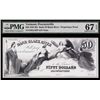 Image 1 : Bank of Black River $50 Proprietary Proof.