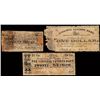 Image 1 : Virginia Savings Bank 1861 Scrip Note Trio from 1983 Affleck Sale by NASCA.