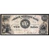 Image 1 : North Western Bank of Virginia, 1850's Obsolete Banknote.