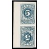 Image 1 : Puget Sound Co-operative Colony, Washington Territorial Tete Beche Fractional Scrip Note Pair.