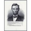 Image 1 : United States Banknote Corp. Advertising Piece with Large Lincoln Litho Portraits.