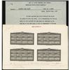 Image 1 : American Bank Note Co. 1928 Calendar Approval Proof Block of 4.