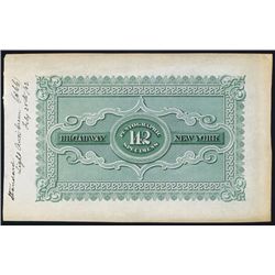 American Bank Note Company, 1882 Advertising Color Sample.