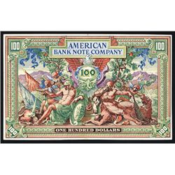 American Bank Note Company, 1890-1900's Litho Advertising Card.